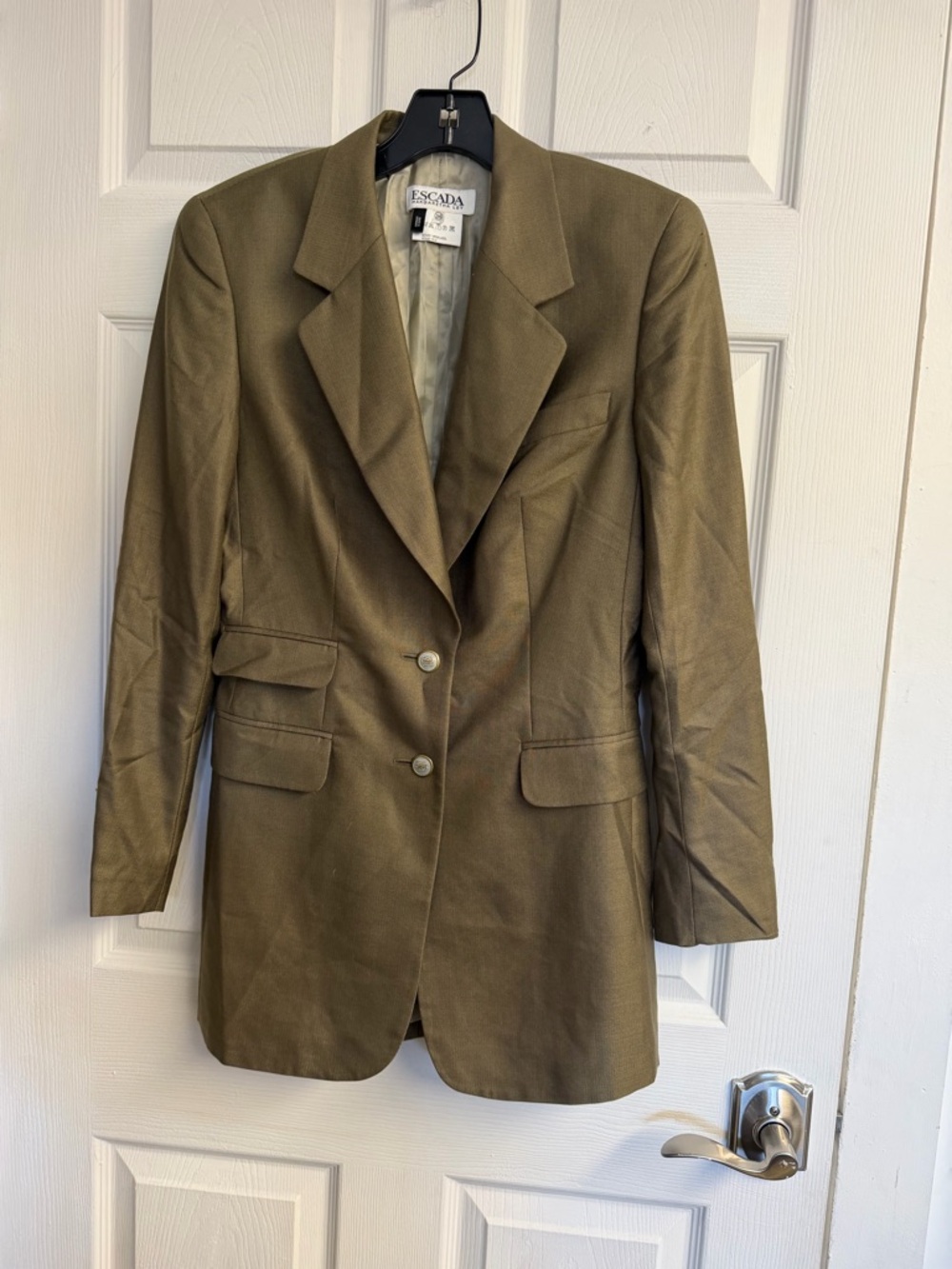 Escada Olive Tailored Women's Blazer